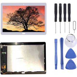 👉 Digitizer wit active onderdelen Lcd-scherm en Full Assembly voor Huawei MediaPad M3 Lite 10 inch BAH-AL00 (wit) 6922691774067