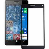 👉 Lens zwart XL active onderdelen Originele voorruit buitenste glazen met frame voor Microsoft Lumia 950 (zwart) 6922029240264