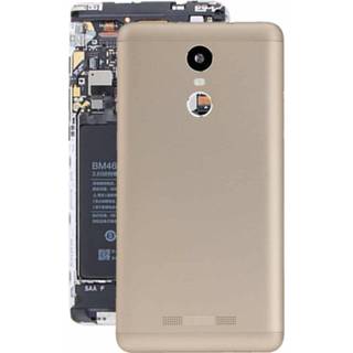 👉 Batterij goud active Mobiel||||Mobiel>Reparatie Achterklep voor Xiaomi Redmi Note 3 (goud) 6922944583132