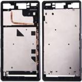 👉 Bezel zwart active Mobiel||||Mobiel>Reparatie (Single SIM) Frontbehuizing LCD Frame voor Sony Xperia Z3 (zwart) 6922203673703
