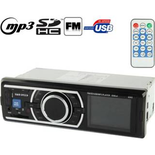 👉 Afstandsbediening active 50W x 4 Car MP3-speler met afstandsbediening, ondersteuning voor MP3 / FM SD-kaart USB Flash Disk AUX IN (6203) 6922075819384