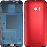 👉 Bezel rood active onderdelen Volledige behuizing Cover (voorkant LCD Frame Plate + Back Cover) voor HTC 10 / One M10 (rood) 6922858469072