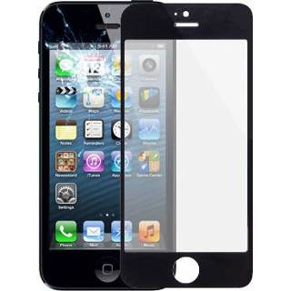 👉 Lens zwart active onderdelen Voorzijde buitenste glazen voor iPhone 5 en 5S (zwart) 6922279464113