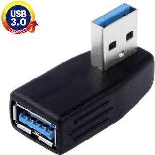 👉 Zwart active computer USB 3.0 AM naar AF kabeladapter (zwart) 6922189965250