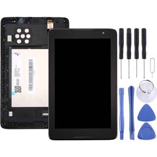 👉 Digitizer zwart active onderdelen Lcd-scherm en volledige montage met frame voor Lenovo A8-50 Tablet / A5500 (zwart) 6922269395991