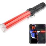 👉 Zaklamp rode rood active Safety Traffic 3-Mode controle LED Baton met zaklamp, Lengte: 29,5 cm (rood) 6922097925100