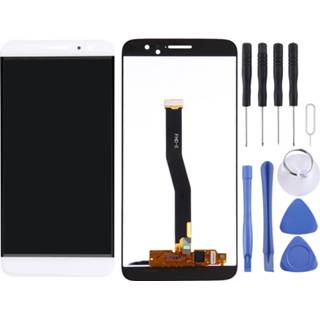 👉 Digitizer wit active onderdelen Huawei Maimang 5 LCD-scherm en Full Assembly (wit) 6922661049492