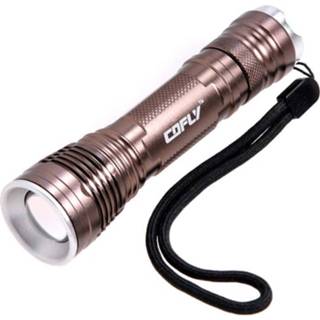 👉 Zaklamp wit bruin active KX-F629 900LM zaklamp, Cree XM-L T6 LED, 5-modus, licht (bruin) 6922255311387