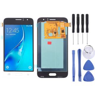 👉 Digitizer wit active Mobiel||||Mobiel>Reparatie LCD-scherm en volledige montage (OLED-materiaal) voor Galaxy Full Assembly J1 (2016), Express 3, Amp 2, J120F, J120A, J120H, J120M, J120T (wit)