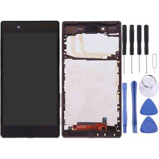 👉 Digitizer zwart active Mobiel||||Mobiel>Reparatie Lcd-scherm en volledige montage met frame voor Sony Xperia Z5 (zwart) 6922464570322