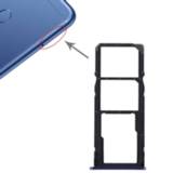 👉 Blauw active onderdelen 2 SIM-kaartvak + Micro SD-kaart Lade voor Huawei Honor Play 7C (blauw) 7442935750781