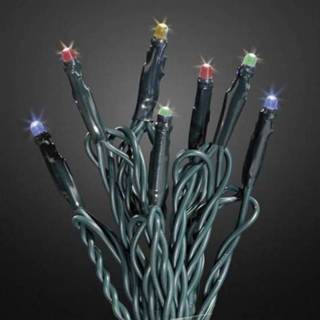 👉 Batterij wit Hellum 522730 Micro-lichtketting Buiten werkt op batterijen LED Warm-wit Verlichte lengte: 7.9 m Timer 4001233522730