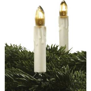👉 Hellum 811575 Kerstboomverlichting Binnen werkt op het lichtnet Gloeilamp Amber Verlichte lengte: 9.8 m