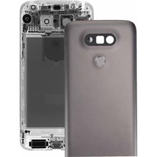 👉 Grijs metalen active onderdelen achterkant met camera aan de en vingerafdrukknop voor LG G5 (grijs) 6922870506236