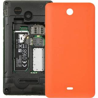 Batterij oranje active onderdelen Frosted achterkant voor Microsoft Lumia 430 (oranje) 7442935663654