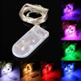 👉 Batterij active 2 m 120LM LED Koperdraad String Decoratie Verlichting, x 2032 Knop Batterijen Powered IP65 Waterdicht SMD-0603 Festival Licht (Kleurrijke Licht) 6922840197631