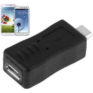 👉 Zwart active computer mannen USB 2.0 Micro-USB Man-vrouw-adapter voor Galaxy S IV / i9500 III i9300 (zwart) 6922255629079