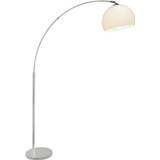 👉 Brilliant Staande lamp Vessa 92940/75 Chroom, Wit E27