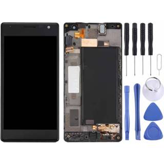 👉 Digitizer zwart active onderdelen Lcd-scherm en volledige montage met frame voor Nokia Lumia 735 (zwart) 6922639427154