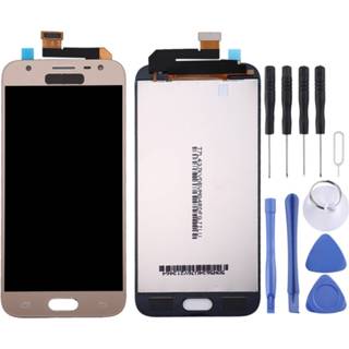 👉 Digitizer goud active Mobiel||||Mobiel>Reparatie TFT Materiaal LCD-scherm en Full Assembly voor Galaxy J3 (2017), J330F / DS, J330G DS (goud) 6922277104349