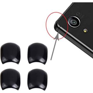 Zwart active Mobiel||||Mobiel>Reparatie 4 STKS voor Sony Xperia Z5 Premium voorrand (zwart) 6922820422463