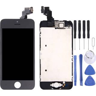 👉 Zwart active onderdelen Digitizer-assembly (camera aan de voorkant + LCD frame aanraakscherm) voor iPhone 5C (zwart) 6922492034094