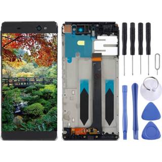 👉 Digitizer zwart active Mobiel||||Mobiel>Reparatie Lcd-scherm en volledige montage met frame voor Sony Xperia XA Ultra / C6 F3211 F3212 F3215 F3216 F3213 (zwart)