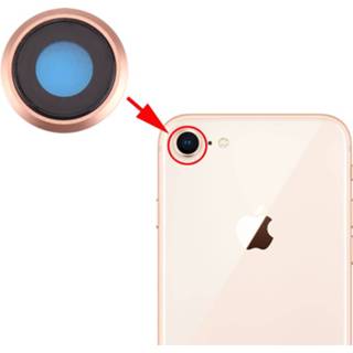 👉 Goud active onderdelen Achterste cameralensring voor iPhone 8 (goud) 6922560434368