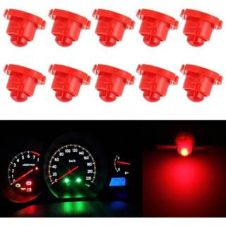 👉 Rood active 10 STKS 2 W T4.7 Wedge Instrument Panel LED Licht Indicator Lamp (Rood Licht) 7442935325378