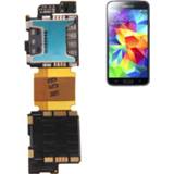 👉 Simkaart active Mobiel||||Mobiel>Reparatie Hoogwaardige SIM-kaart Socket Flex-kabel voor Galaxy S5 / G900 6922255646571