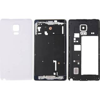 👉 Bezel wit active Mobiel||||Mobiel>Reparatie Volledige behuizing Cover (voorkant LCD Frame Plate + midden batterij achterkant) voor Galaxy Note Edge / N915 (wit) 6922364894047