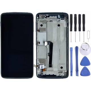 👉 Digitizer zwart active onderdelen Lcd-scherm en volledige montage met frame voor Alcatel One Touch Idol 4 LTE / 6055 (zwart) 6922058836834