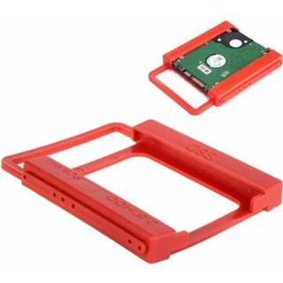 Montagebeugel rood active computer 2.5 inch naar 3.5 SSD HDD Notebook Harde Schijf Adapter Houder Hot Zoeken (Rood) 6922047669801