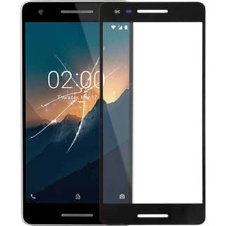 👉 Lens zwart active onderdelen Voorzijde buitenste glazen voor Nokia 2.1 (zwart) 6922278551401