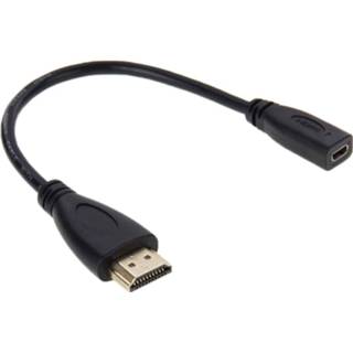 👉 Adapterkabel active computer vrouwen 20 cm HDMI Male naar Micro vrouwelijke 6922112742804