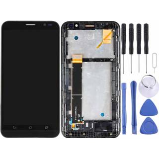 👉 Digitizer zwart active onderdelen Lcd-scherm en volledige vergadering met frame voor ASUS Zenfone Ir TV ZB551KL TD-LTE X013D X013DB (zwart) 6922753297299