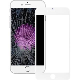 👉 Lens wit active onderdelen Voorzijde buitenste glazen met voorste LCD-scherm Omlijsting frame en OCA optisch duidelijke lijm voor iPhone 6s (wit) 7442935623627
