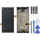 👉 Digitizer zwart active onderdelen Lcd-scherm en volledige montage met frame voor HTC 8X (zwart) 6922722054502