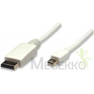 👉 DisplayPort kabel wit Techly ICOC MDP-14-020 2 m Mini 8051128105179