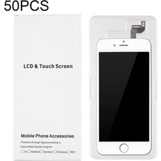 👉 Verpakking witte active onderdelen 50 stuks Kartonnen doos voor iPhone 6s&6 LCD-scherm en Digitizer volledige montage 6922802762303