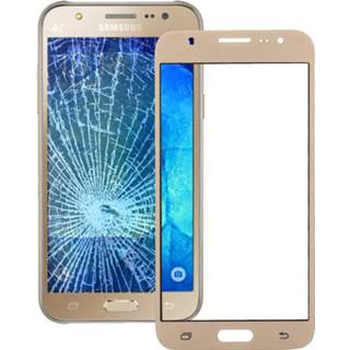 👉 Lens goud active Mobiel||||Mobiel>Reparatie Voorzijde buitenste glazen voor Galaxy J5 / J500 (goud) 7442935685601