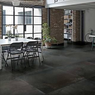 👉 Vloertegel porcellanato vierkant mat flow bruin gerectificeerd Florim Flowtech Burnished Naturel 60x60 cm (Doosinhoud: 1,08 m2) 8032842197503