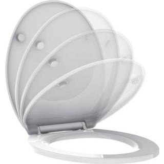 👉 Toiletzitting wit RVS kale Allibert 37,5x5,5x44,8 cm 3588560345917