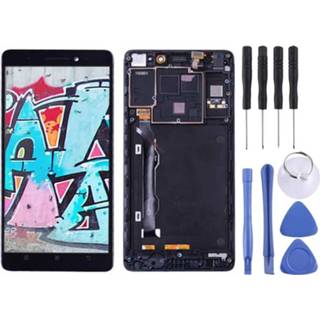 👉 Digitizer zwart active onderdelen Lcd-scherm en volledige montage met frame voor Lenovo K3 Note / K50-T5 (zwart) 6922846868306