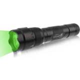 👉 Zaklamp groen zwart active UltraFire WF-502B 3W 200lm zaklamp, CREE LED, 1-modus, licht (zwart) 6922146248839