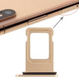 👉 Simkaart goud active onderdelen Dubbel SIM-kaartvak voor iPhone XR (dubbele simkaart) (goud) 7442935596563