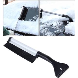 👉 Sneeuwschop active 2-in-1 auto Zeer sterke schaalbare met sneeuwvorstborstel en ijsschraper 6922409960621