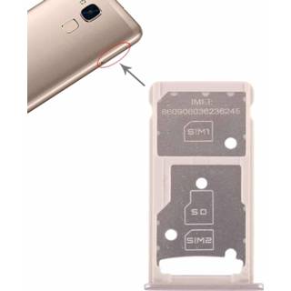 👉 Goud active onderdelen SIM-kaartvak + / Micro SD-kaart Lade voor Huawei Honor 5c (goud) 7442935749723