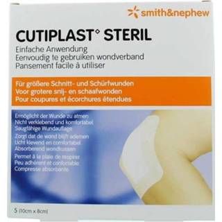 👉 Cutiplast Steril 10 x 8 cm 5000223448660