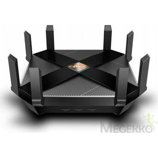 👉 Draadloze router zwart TP-LINK AX6000 Dual-band (2.4 GHz / 5 GHz) Gigabit Ethernet 6935364099763